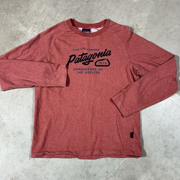 Patagonia Viva Los Funhogs  Conquerors Of The Useless Shirt Mens Long Sleeve Med - Picture 2 of 9